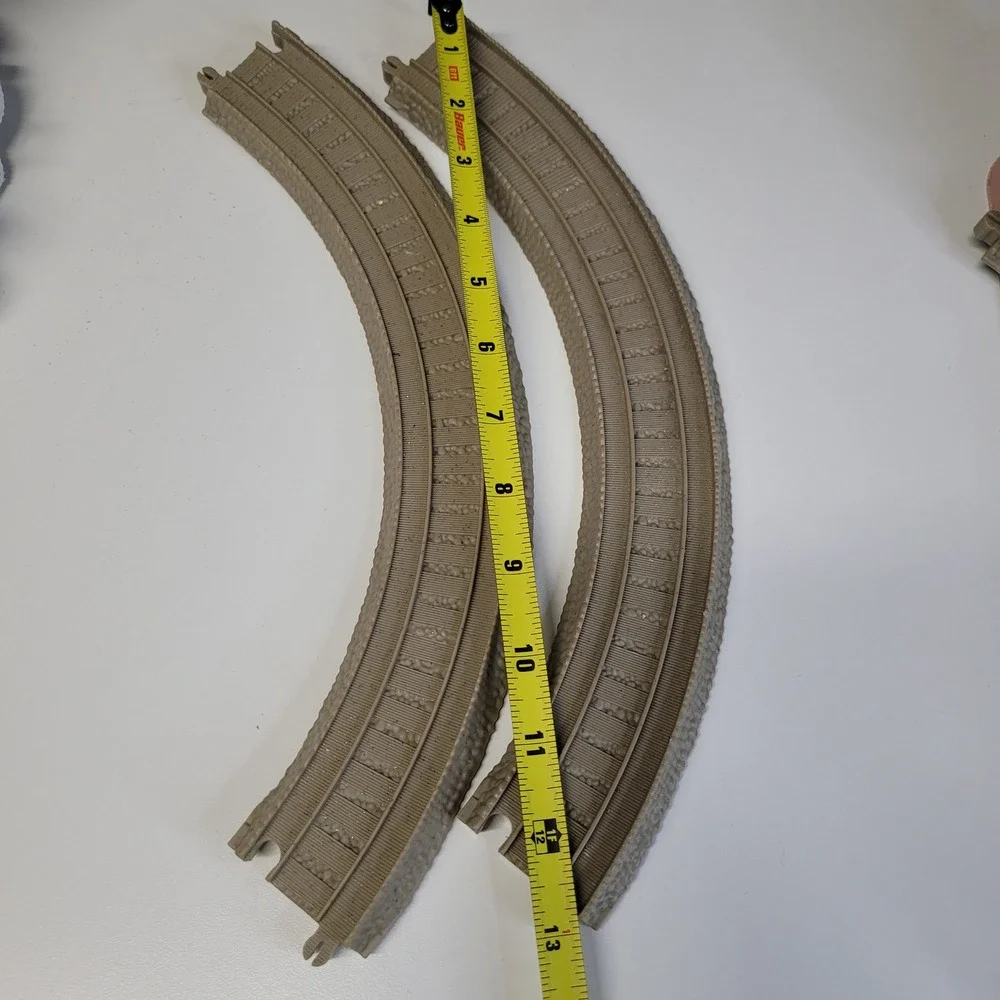 Thomas and Friends Wooden Railway Track Pieces Lot 2 Curved Sections 2012 Mattel